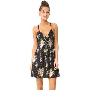 Alice + Olivia Alves Floral Mini Dress